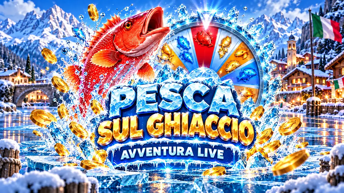Ice Fishing, Pesca sul ghiaccio – Avventura live: pesce rosso davanti alla ruota